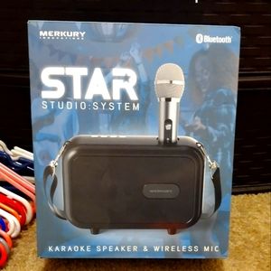 Brand new karaoke machine.